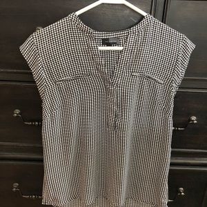 Houndstooth blouse